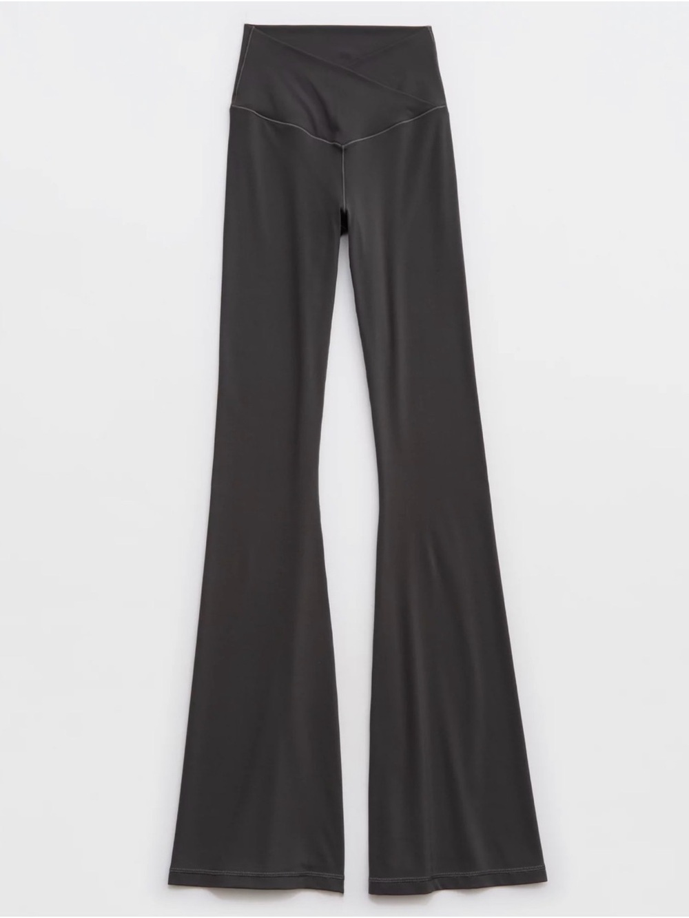 aerie Black High-Rise Flare Yoga Pants